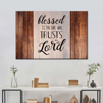 Trust In The Lord Sign Canvas Wall Art - Christian Canvas Wall Art - Religious Wall Art Canvas