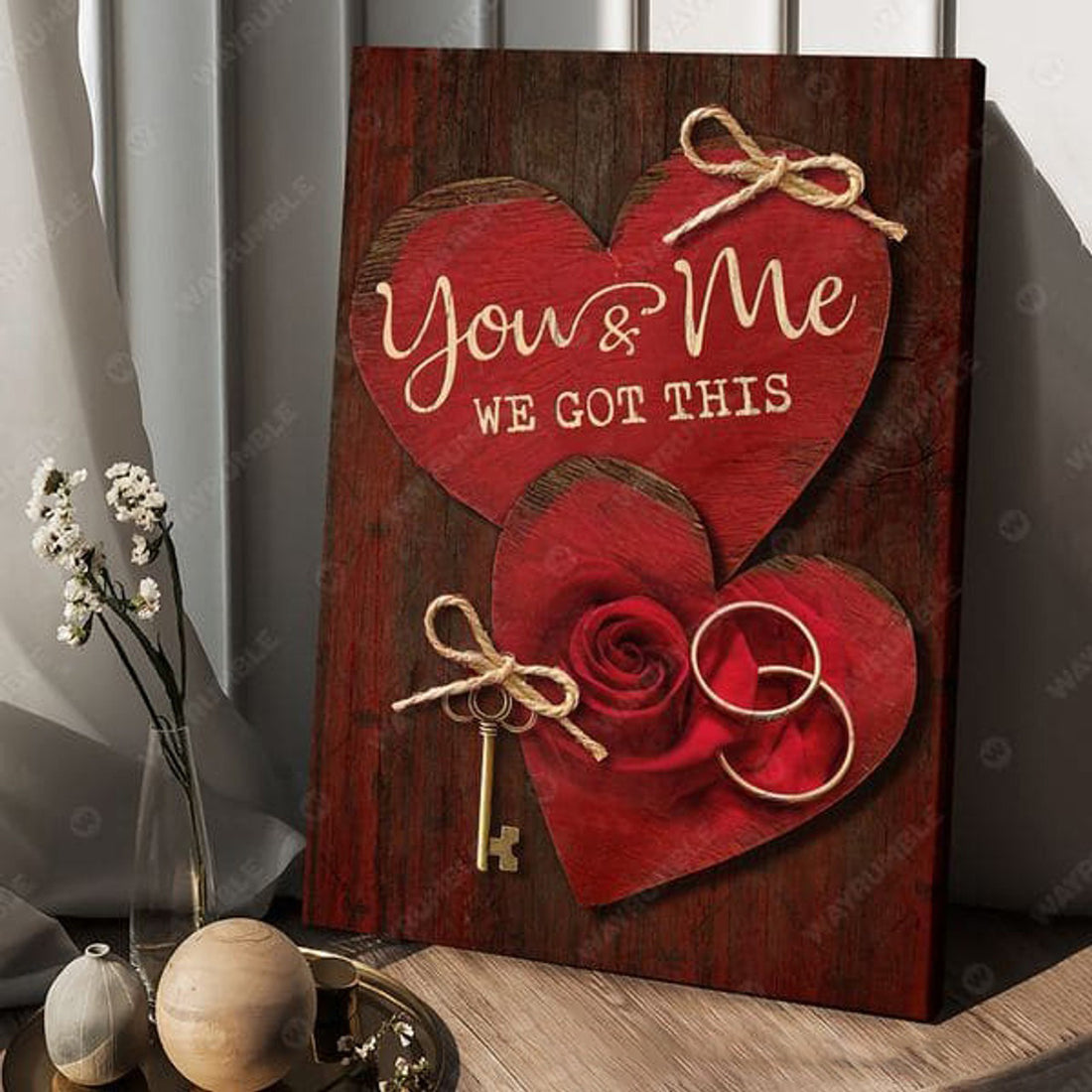 You And Me We Got This, Valentine Gift Poster and Canvas
