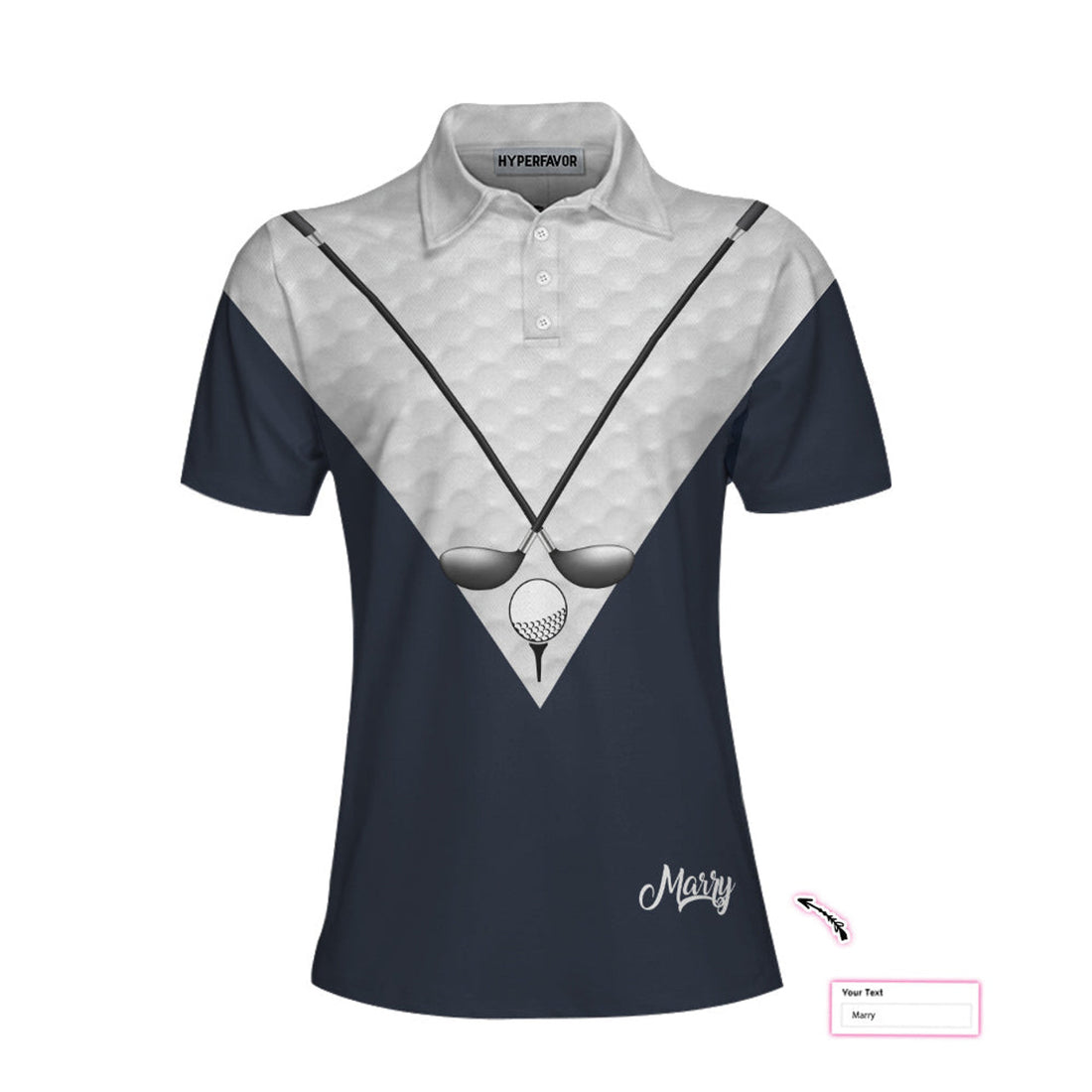 Custom You Say Girls Can't Golf I Say Watch Me Custom Short Sleeve Women Polo Shirt, Personalized Golf Club Shirt - Perfect Gift For Women