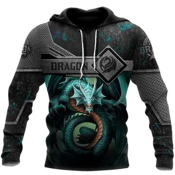 FUNSTUFFPRINT Amazing Dragon Unique Unisex 3D Hoodie and Zip Hoodie