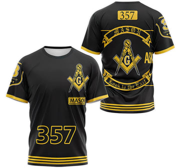 FUNSTUFFPRINT Personalized T-Shirt, Hoodie - Mason Look To The East 3D T-shirt