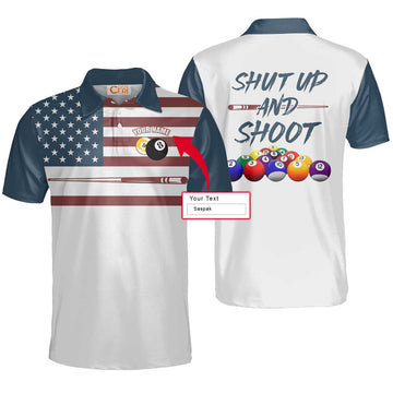 Custom Billiard Custom Shirt, Billiards Pool Player Custom Name Men Polo Shirt, Personalized Gift For Billiards Player, Billiards Team, Billiards Lovers