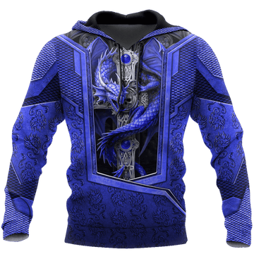 FUNSTUFFPRINT Dungeon Dragon 3D Hoodie and Zip Hoodie