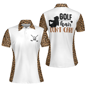 Golf Hair Don't Care Golf Short Sleeve Women Polo Shirt