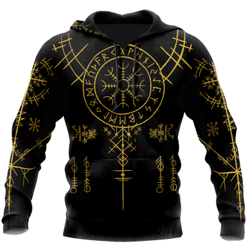 FUNSTUFFPRINT Helm Of Awe 3D Hoodie and Zip Hoodie