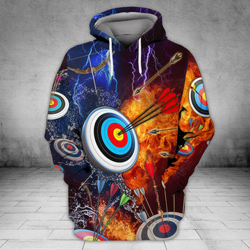 FUNSTUFFPRINT Archery 2709 3D Full Print 3D Hoodie and Zip Hoodie