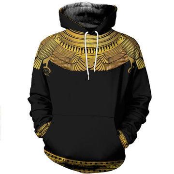 FUNSTUFFPRINT Horus Egyptian God Oaiy 3D Hoodie and Zip Hoodie