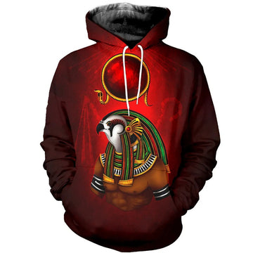FUNSTUFFPRINT Horus God Gift AOP 3D Hoodie and Zip Hoodie