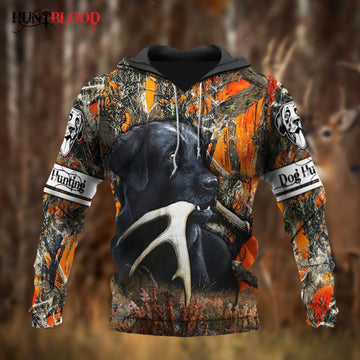 FUNSTUFFPRINT Hunting Dog Lcta Unisex 3D Hoodie and Zip Hoodie