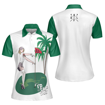 I'd Tap That Short Sleeve Women Polo Shirt