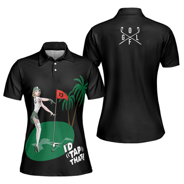I'd Tap That V2 Short Sleeve Women Polo Shirt