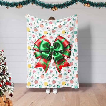 FUNSTUFFPRINT Christmas Coquette Blanket, Baby Christmas Gift, Home Decor, Christmas Decor, Merry Christmas, Our First Christmas, Winter Xmas Season Gift