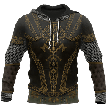 FUNSTUFFPRINT Knight Armor 3D Hoodie and Zip Hoodie