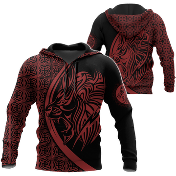 FUNSTUFFPRINT Lion Tattoo 3D Hoodie and Zip Hoodie