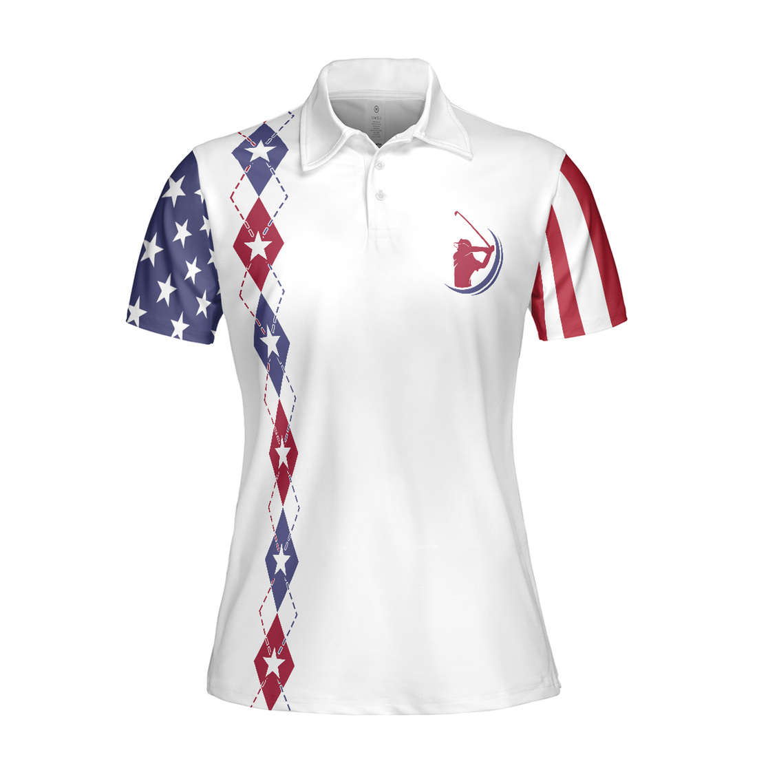 Too Old To Work Too Young To Die But Perfect For Golfing Short Sleeve Women Polo Shirt, Best Ladies Golf Shirt - Perfect Gift For Women