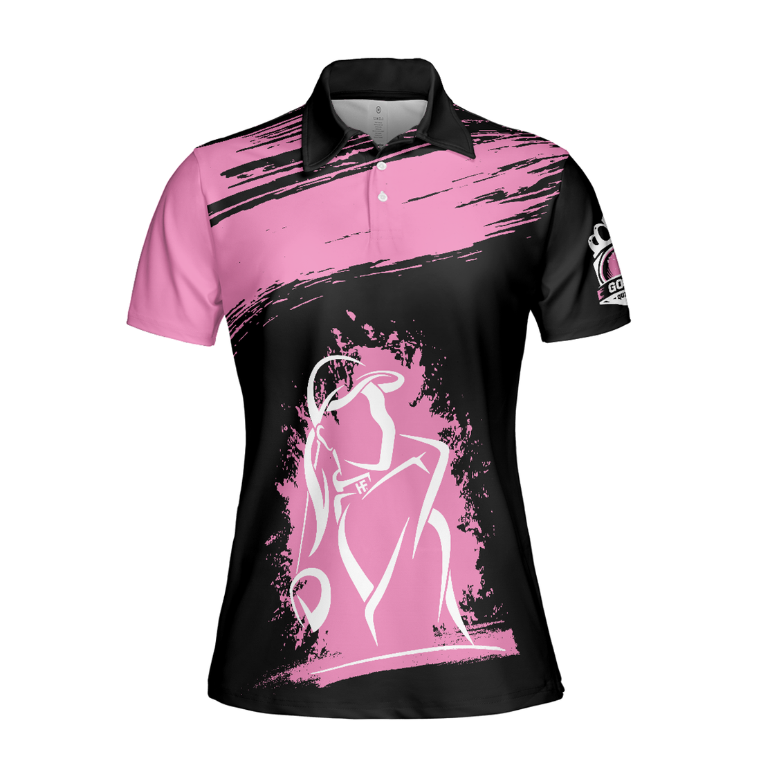 Golf Polo Shirt, What Golf Like A Girl Really Means Short Sleeve Women Polo Shirt, Funny Golf Shirt With Sayings For Ladies - Perfect Gift For Women