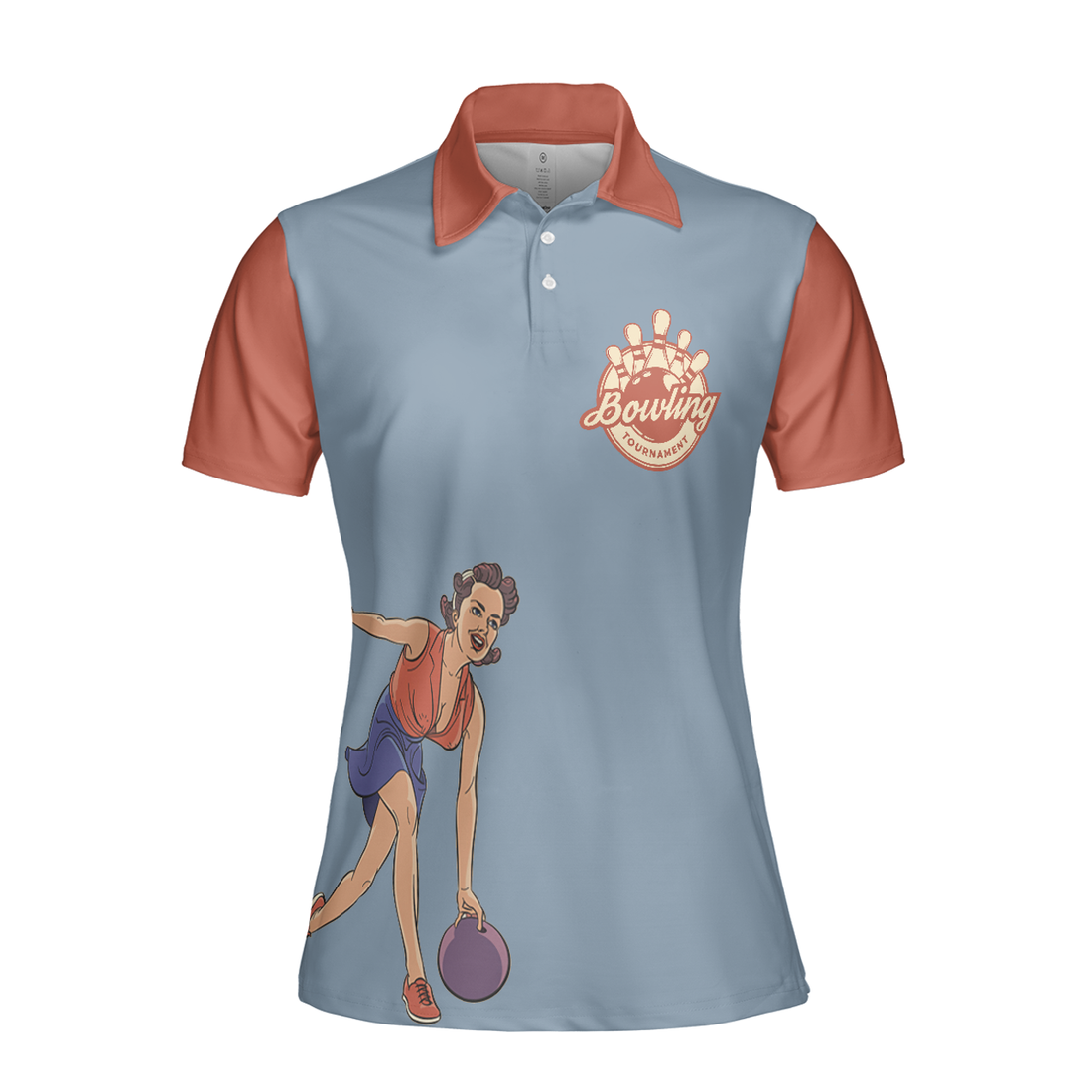 Funny Bowling Women Polo Shirt, Grab Your Balls We're Going Bowling Short Sleeve Shirt For Women, Ladies Bowling Best Gift