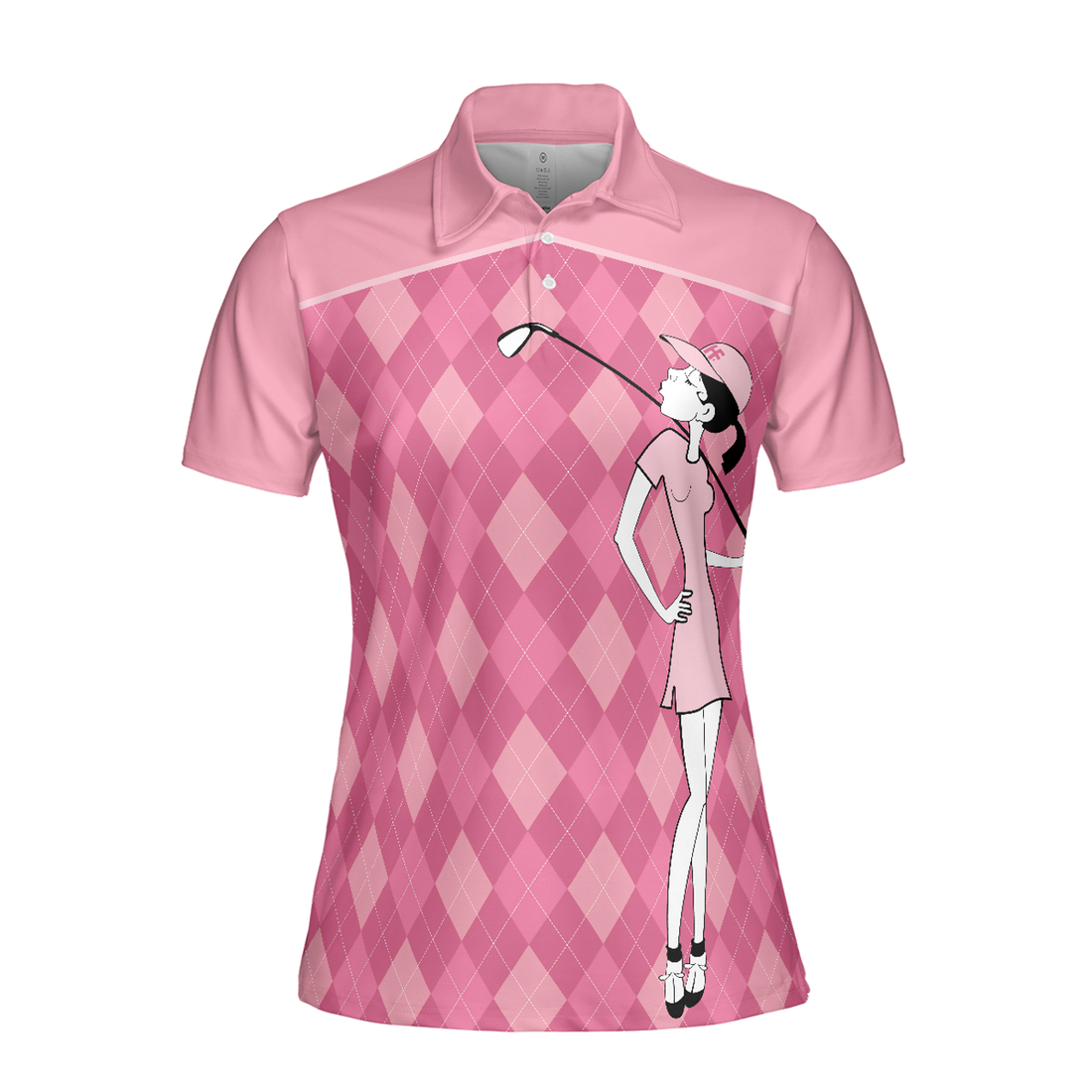 You Say Girl Can't Golf I Say Watch Me Short Sleeve Women Polo Shirt, Cool Golf Shirt For Golf Ladies - Perfect Gift For Women