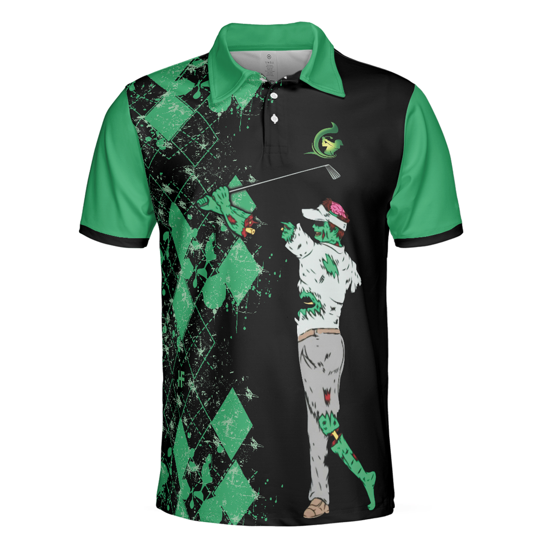 Today's Forecast For Zombie Golfer Golf Polo Shirt, Smart Golf Shirt - Perfect Gift For Women