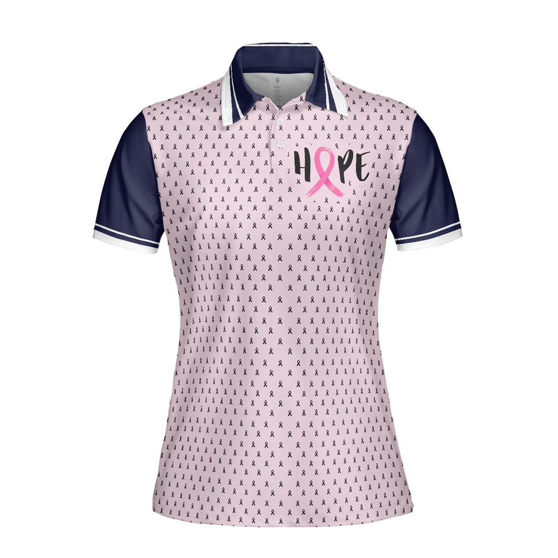 You Picked The Wrong Girl Breast Cancer Awareness Short Sleeve Women Polo Shirt, Breast Cancer Shirt - Perfect Gift For Women