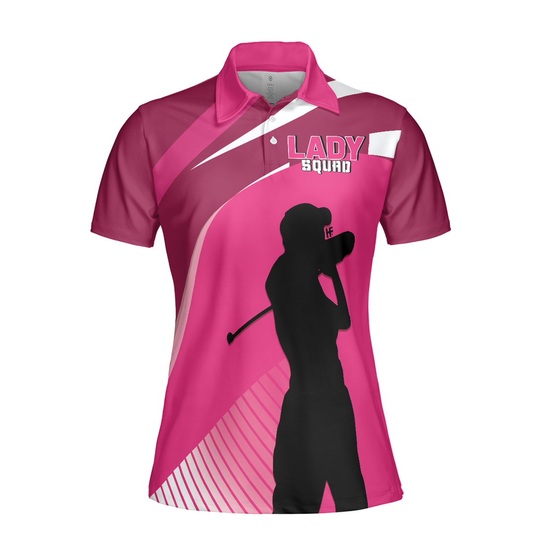 This Girl Can Golf Girl V2 Short Sleeve Women Polo Shirt, Pink Golf Shirt For Ladies, Cool Female Golf Gift - Perfect Gift For Women