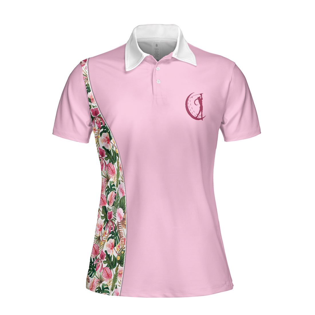 Pink Women Polo Shirt, Assuming I'm Just An Old Lady Was Your First Mistake Short Sleeve Shirt For Women, Gift For Golfers