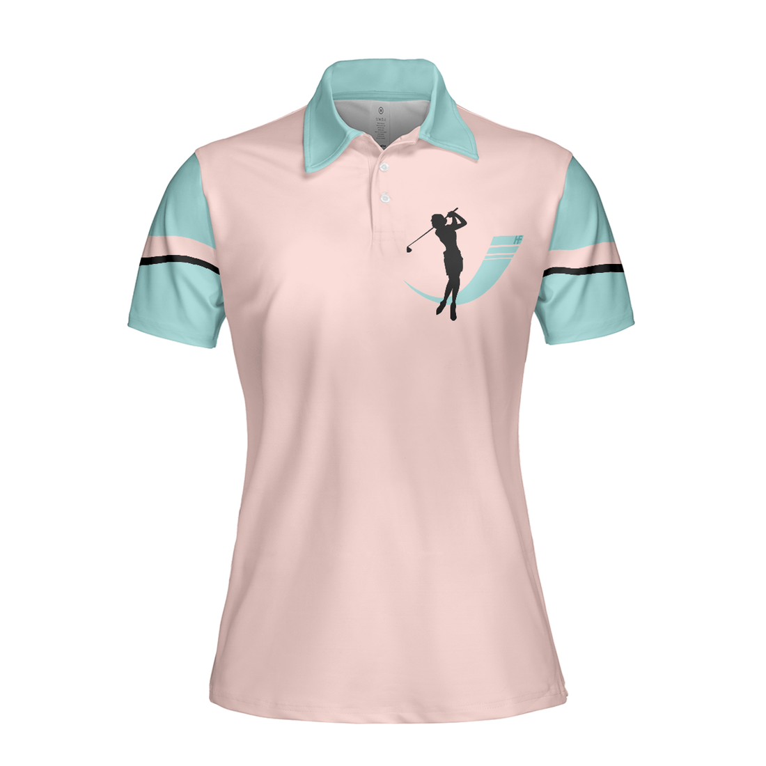 Do Not Make Me Use My Golfer's Voice Golf Short Sleeve Women Polo Shirt, Cool Golf Shirt For Ladies, Unique Female Golf Gift, Best Gift For Women Golfers