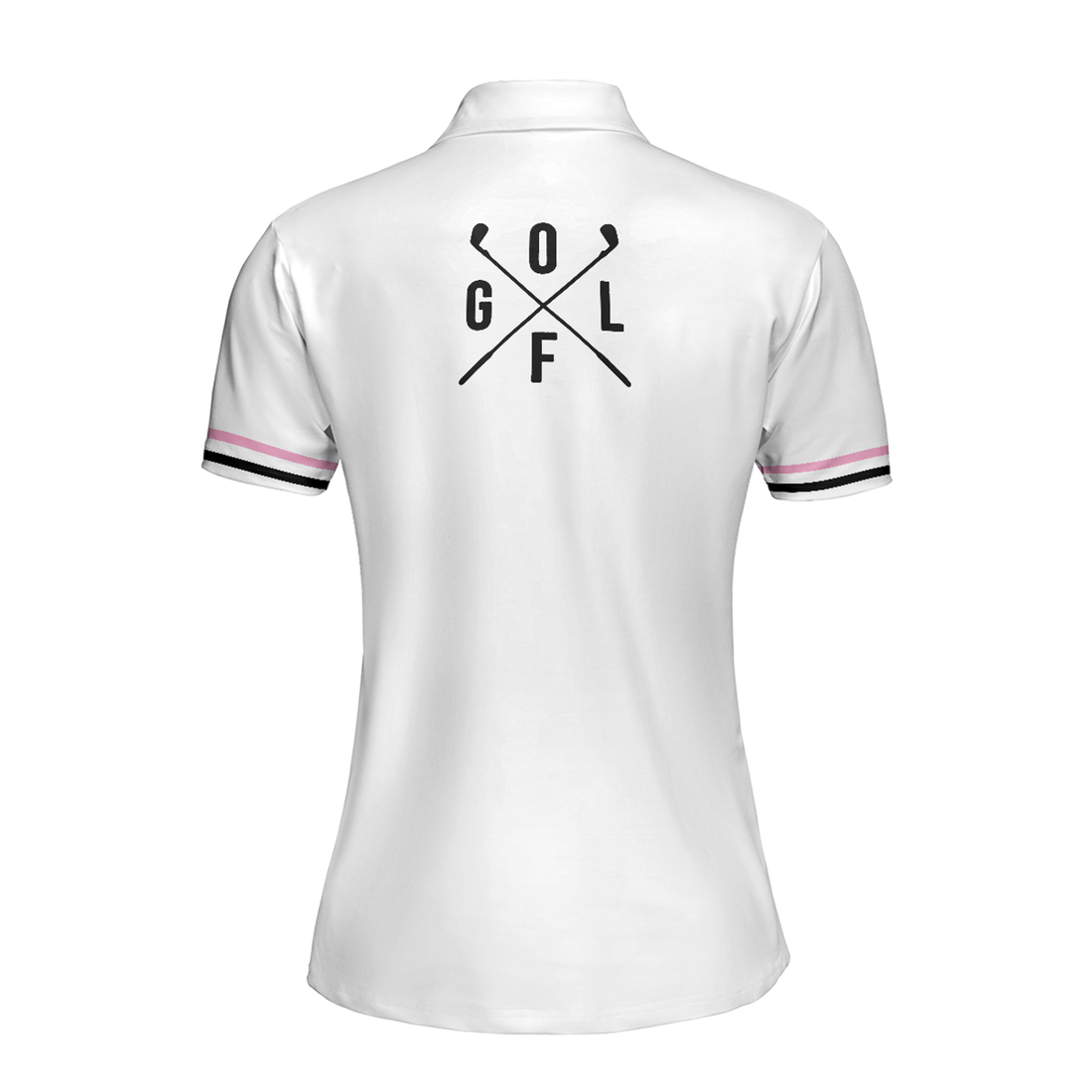 Golf Course Sketch Golf Short Sleeve Women Polo Shirt, Golf Shirt For Ladies, Gift For Female Golfers