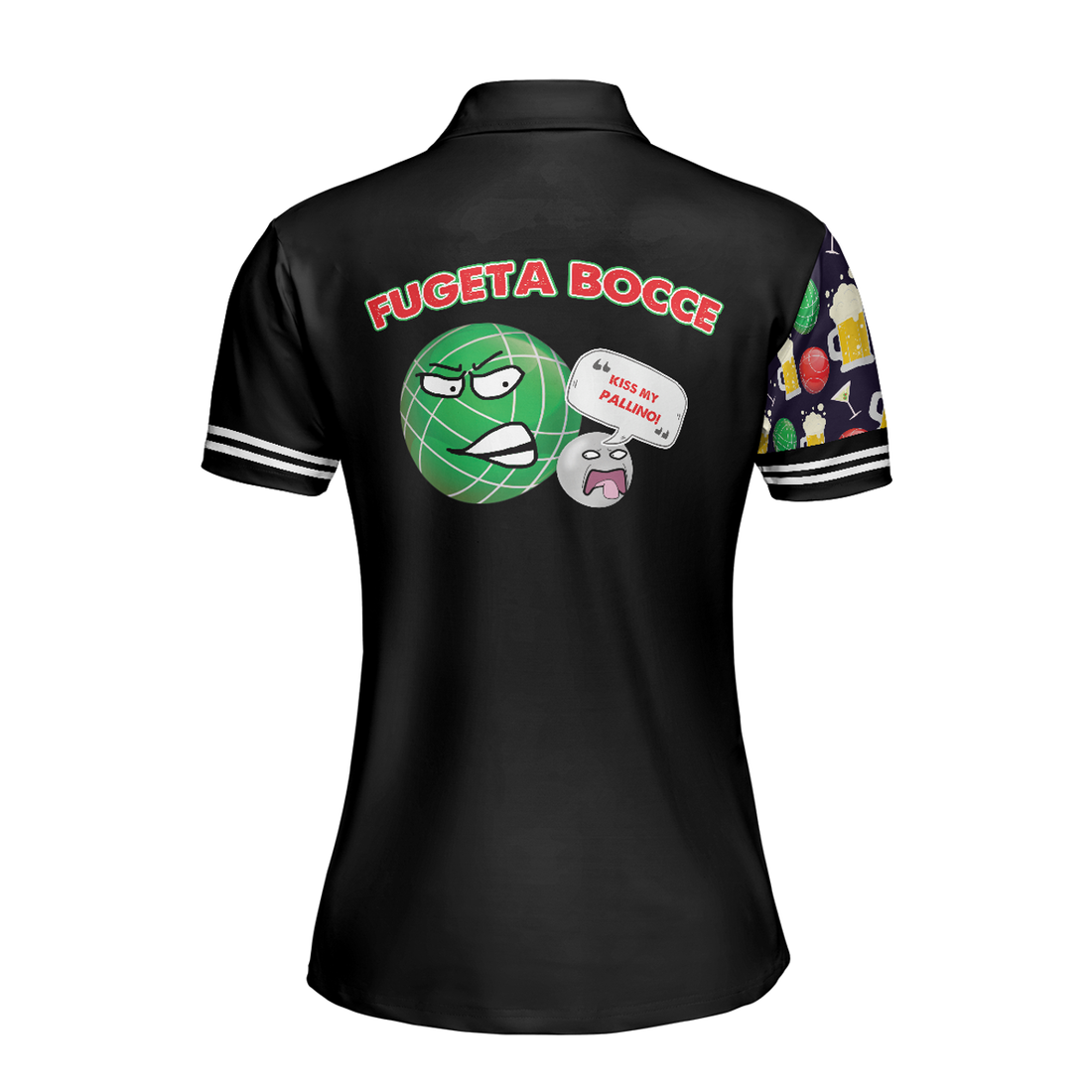 DH BOCCE Champions League, Short Sleeve Women Polo Shirt, Best Gift For Champions League Lover, Gift For Women