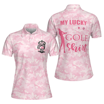 My Lucky Golf Shirt Golf Short Sleeve Women Polo Shirt