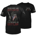 Outlaw Shirt 3D All Over Printed, When Guns Are Outlawed T-Shirt