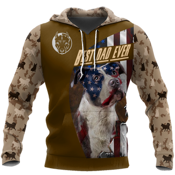 FUNSTUFFPRINT Pitbull 3D Hoodie and Zip Hoodie