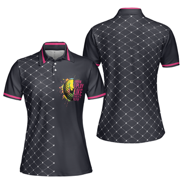 Play Like A Girl Golf Women Shirt V1 Short Sleeve Women Polo Shirt