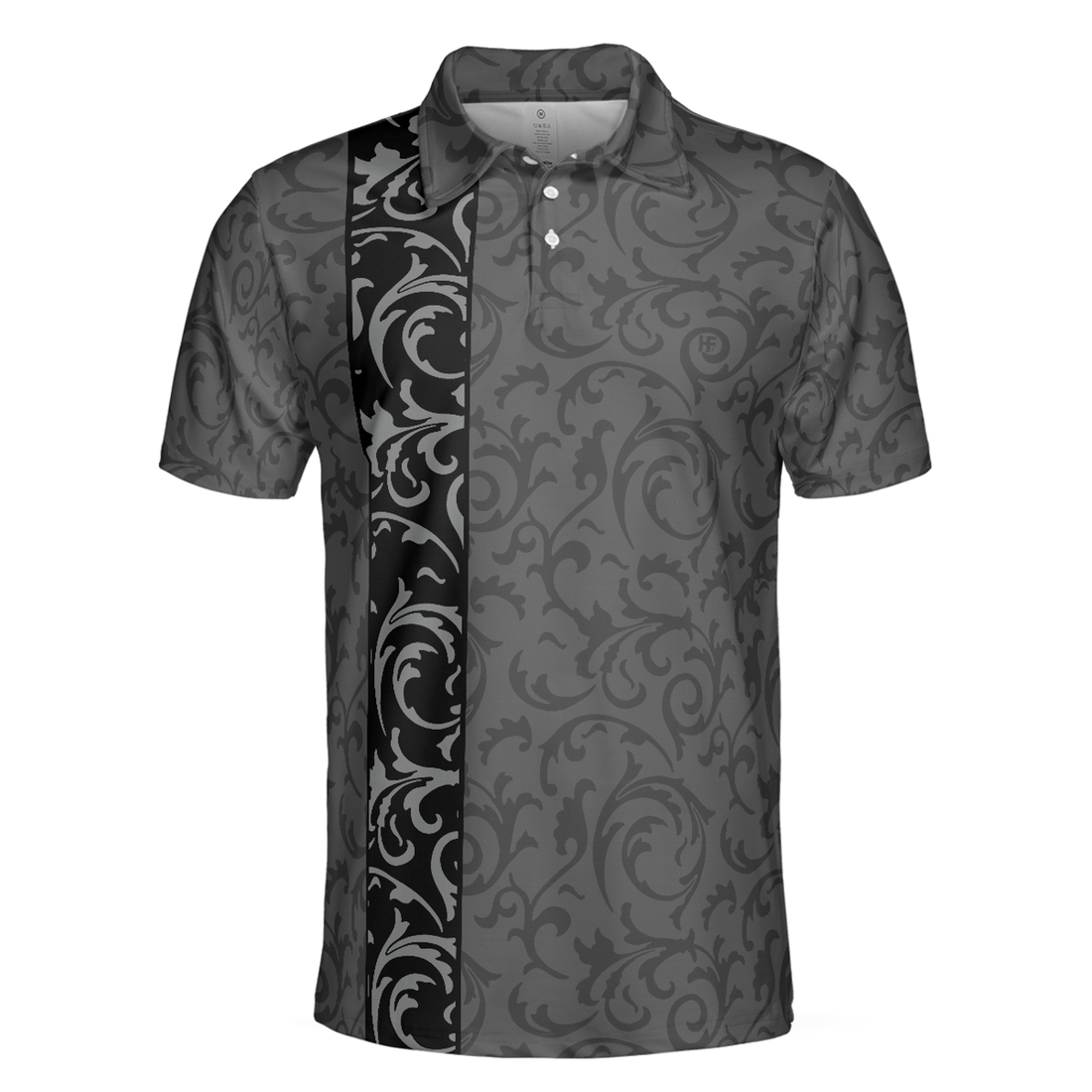 Premium Floral Modern Style Short Sleeve Polo Shirt, Floral Pattern Polo Shirt, Best Golf Shirt For Men