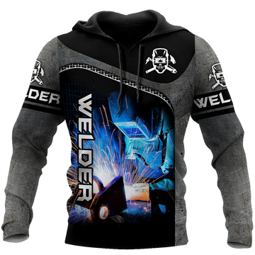 FUNSTUFFPRINT Premium Welder 3D Hoodie and Zip Hoodie