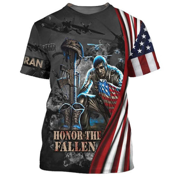 American Pride Veteran 3D Shirt For Men And Women, Usa Flag Veteran 3D Hoodie, 3D Bomber, To A Veteran