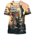3D All Over Printed Veteran Shirt, Vietnam Veteran Shirts, Fallen But Not Forgotten Hawaii Shirt, To My Dad Veteran Gifts