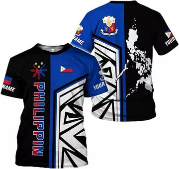 Custom Philippines Shirts 3D, Filipino Flag Pride Shirt Philippines Shirt
