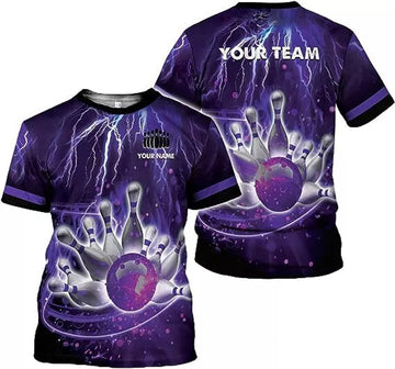 Custom Personalized Name Bowling Shirts for Men and Women 3D, Bowling Shirts for Team