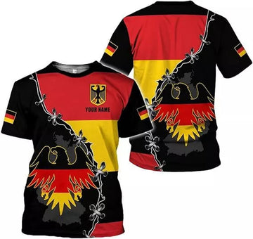 Custom German Shirt gift for Men and Women German Flag Shirt