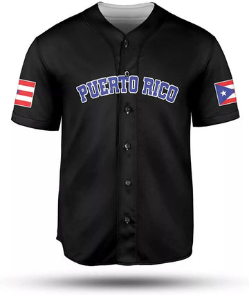 Custom Personalized Puerto Rico Puerto Rican Baseball Shirt,Custom Team Name Puerto Baseball Jersey
