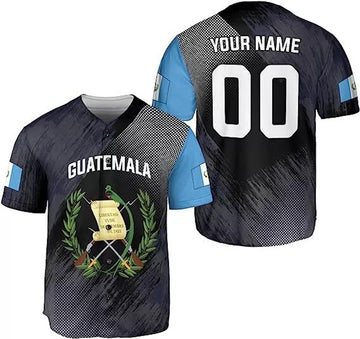 Custom Guatemala Baseball Jersey Custom Guatemala Jersey for Men Women