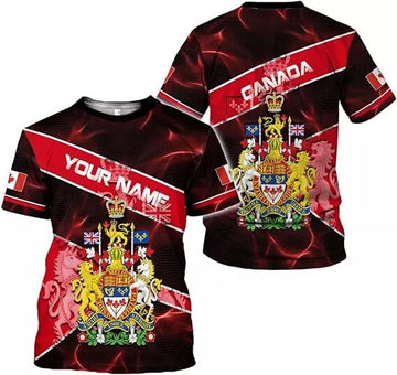 Custom Canada Shirt 3D, Canadian T-Shirt for Men and Women, Canadian Shirt