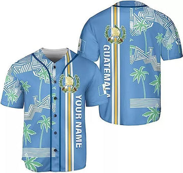 Custom Guatemala Baseball Jersey, Custom Guatemala Jersey for Men Women