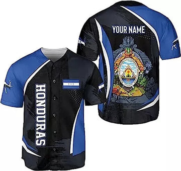 Custom Personalized Honduras Baseball Jersey Shirt, Honduras Jersey, Honduras Jersey fo
