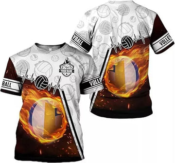 Custom Volleyball Shirt Volleyball Shirts for Men Volleyball Players T-Shirt Funn
