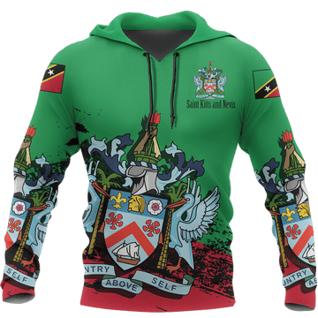 FUNSTUFFPRINT Saint Kitts And Nevis Special 3D Hoodie and Zip Hoodie