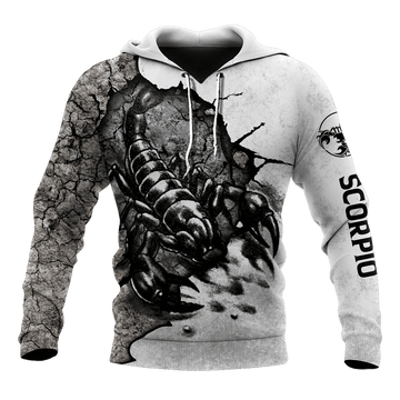 FUNSTUFFPRINT Scorpio Tattoo 3D Hoodie and Zip Hoodie