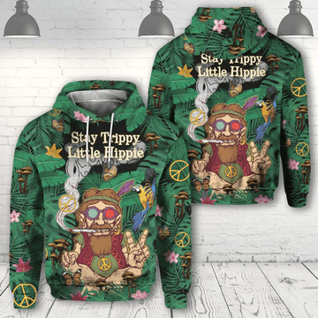 FUNSTUFFPRINT Stay Trippy 3D Hoodie and Zip Hoodie