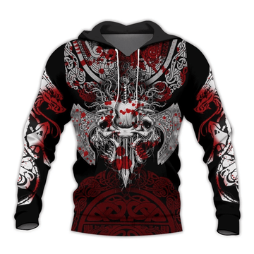 FUNSTUFFPRINT The Ragnarok 3D Hoodie and Zip Hoodie